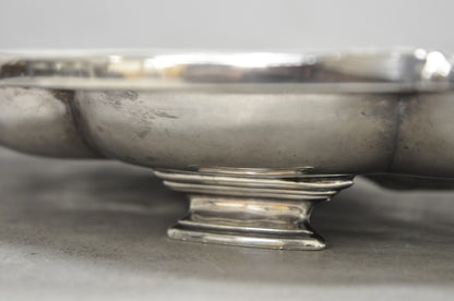 Vintage Silver Plated Scalloped Oval "Stag/Deer" Meat Serving Platter Tray