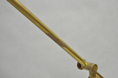 Vintage Frederick Cooper Mid Century Modern Brass Pharmacy Task Floor Lamp
