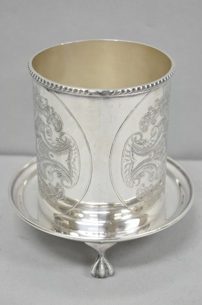 Vintage Viners of Sheffield English Regency Silver Plated Wine Bottle Coaster