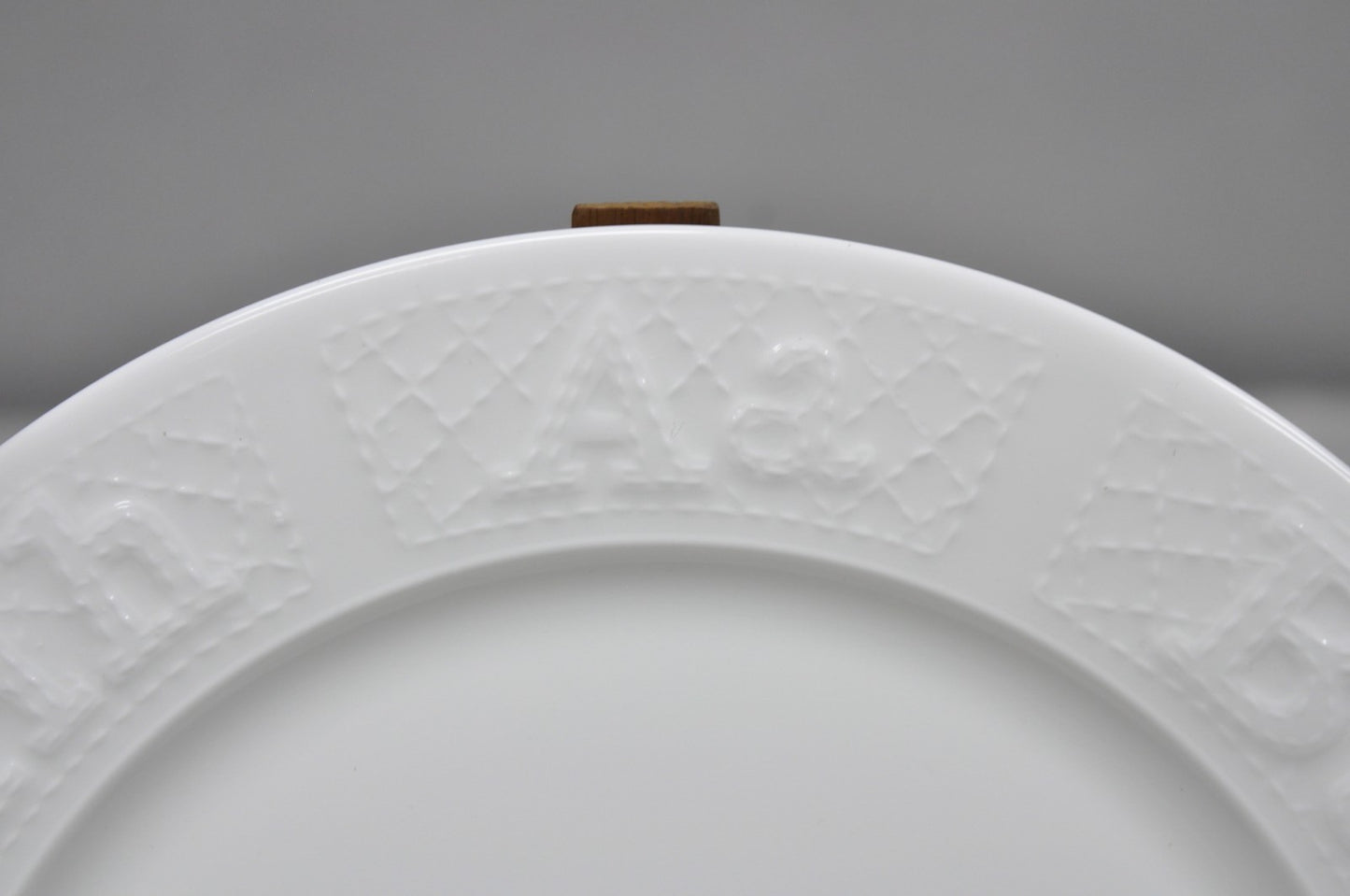 Lauren Ralph Lauren "Mackenzie Quilt" 3 Pc Bone China Children's "ABC" Dish Set