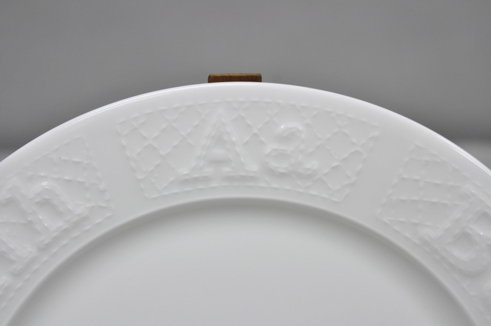 Lauren Ralph Lauren "Mackenzie Quilt" 3 Pc Bone China Children's "ABC" Dish Set