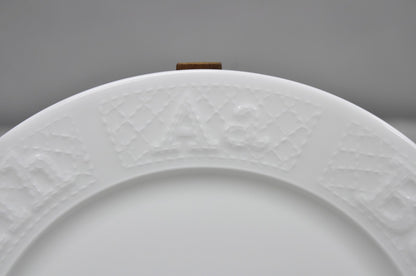 Lauren Ralph Lauren "Mackenzie Quilt" 3 Pc Bone China Children's "ABC" Dish Set