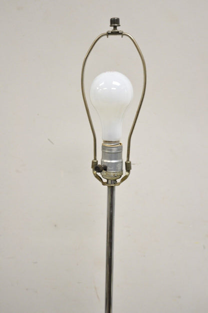 Vintage Mid Century Modern Chrome Modernist Adjustable "Saxophone" Floor Lamp