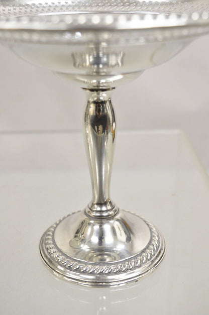 International Sterling Silver 925 Weighted Footed Compote Candy Dish Pair