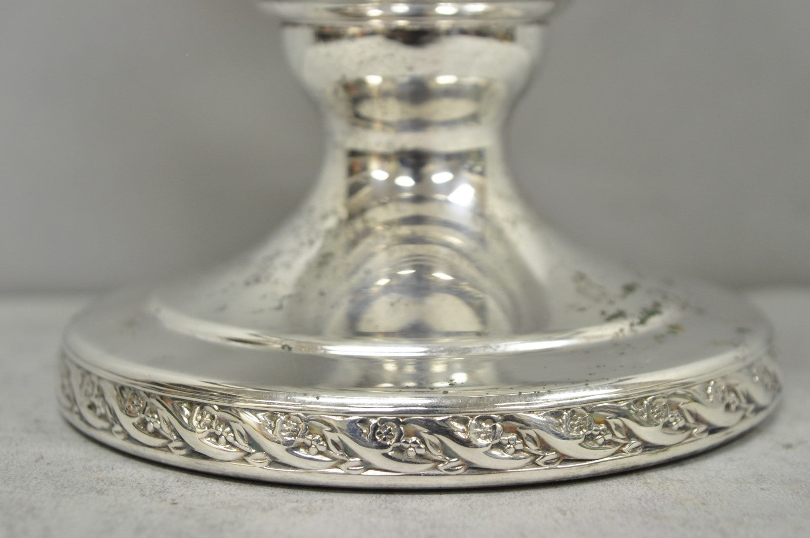 Vintage WM Rogers "Spring Flower" Silver Plated Champagne Chiller Bar Ice Bucket