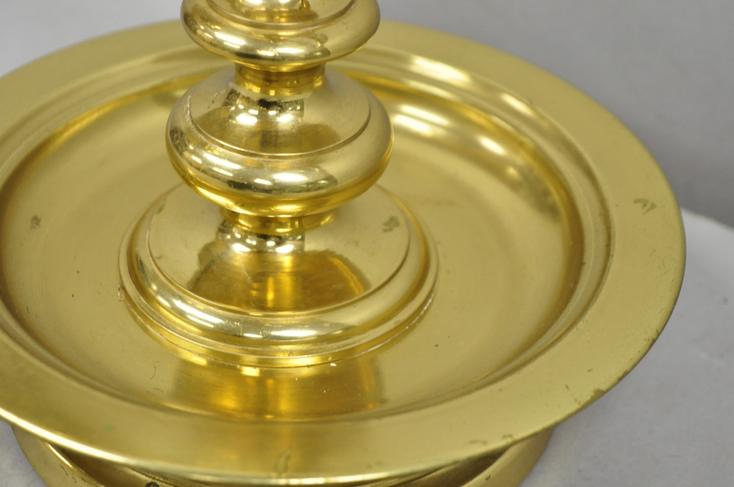 Vintage Remington Brass Equestrian Hunting Horn French Horn Table Lamp