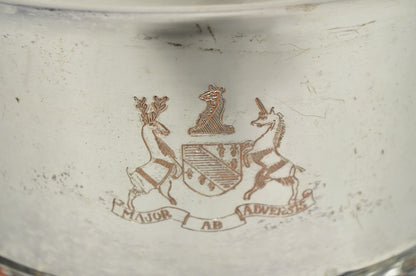 Vintage FB Rogers English Regency Silver Plated Coat of Arms Covered Ice Bucket