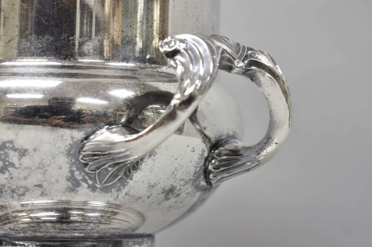 Vintage Victorian Silver Plated Trophy Cup Urn Champagne Chiller Bar Ice Bucket