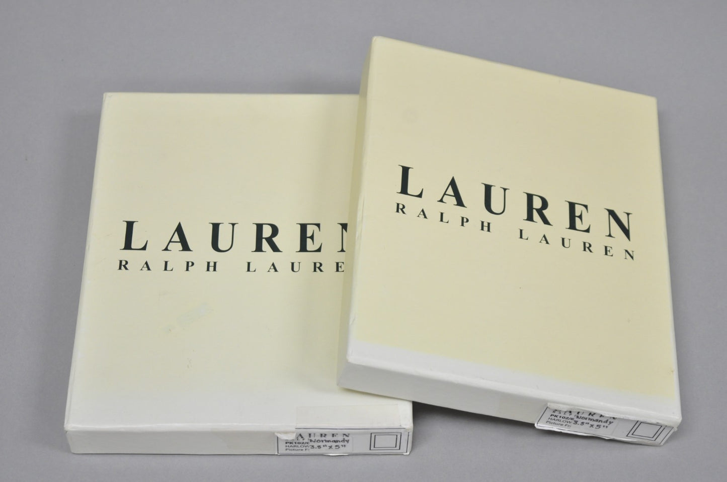 Lauren Ralph Lauren Silver Plated Normandy Modern 3.5x5 Photo Picture Frame (A)