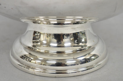 Vintage Victorian Style Grapevine Large Silver Plated Pedestal Punch Bowl