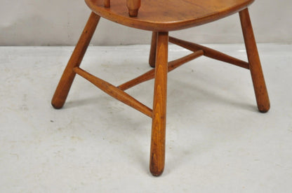 Antique Colonial Style Bentwood Maple Small Child's Windsor Arm Chair