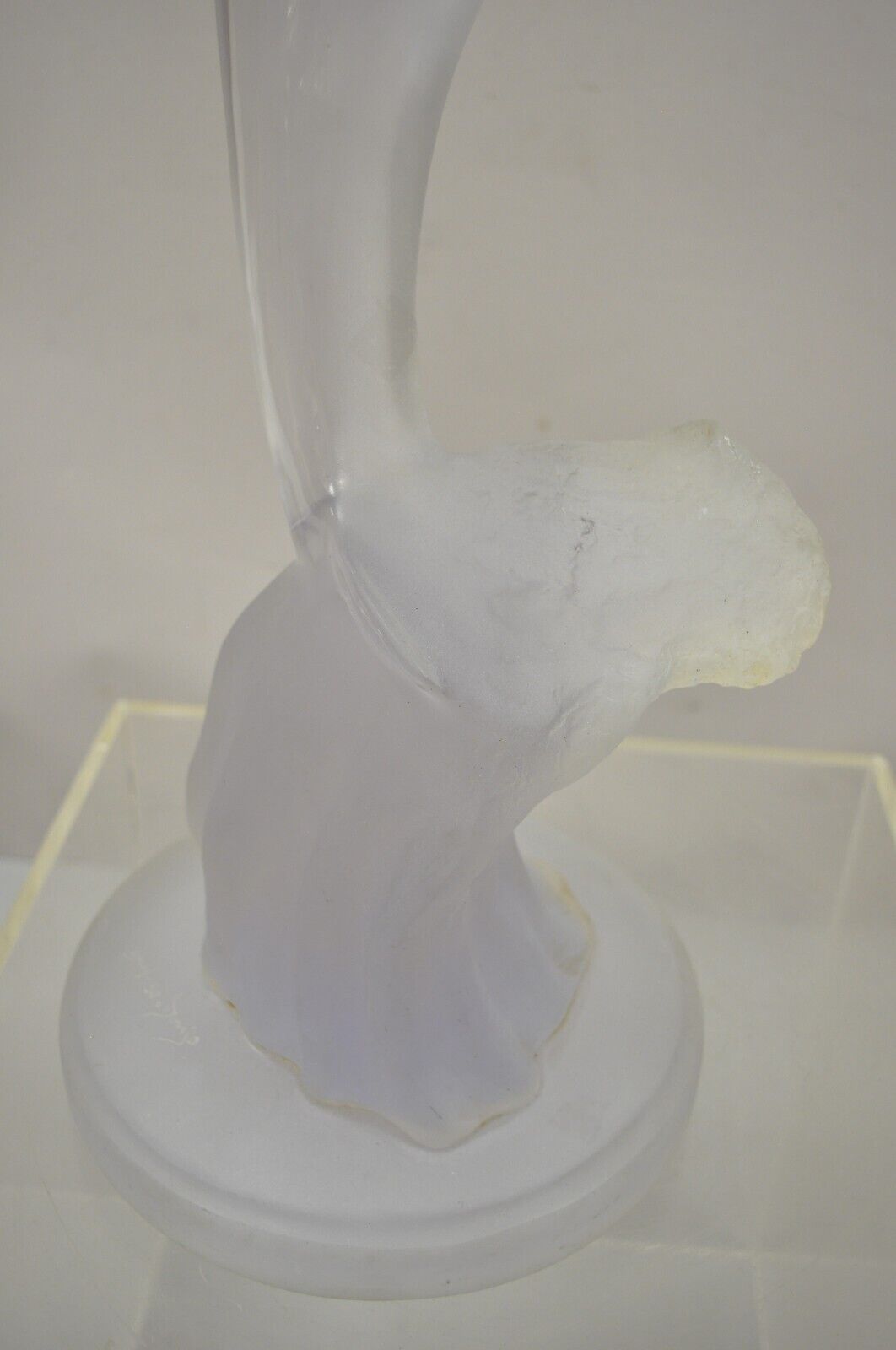 Donjo Acrylic Lucite Dolphin 22" Statue Sculpture 394/750 Modern Figure