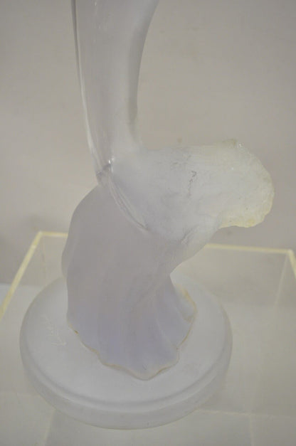 Donjo Acrylic Lucite Dolphin 22" Statue Sculpture 394/750 Modern Figure