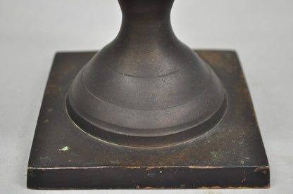 Vintage Brass French Classical Style Small Table Top Urn Form Flower Vase