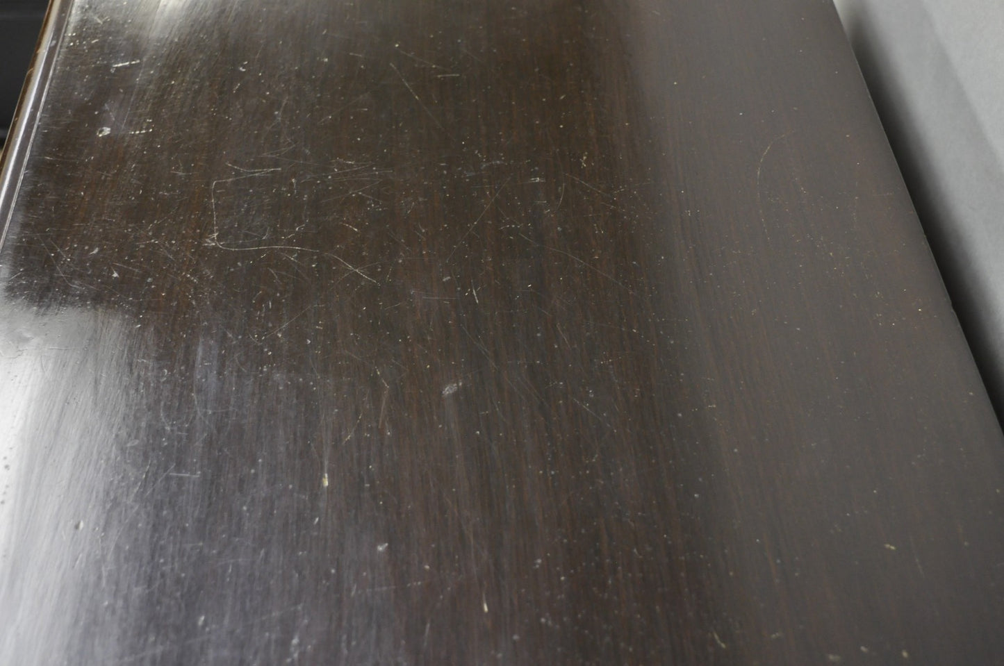 Vintage J L George Zee Chinese Figural Carved Teak Wood Flip Top Dry Bar Cabinet