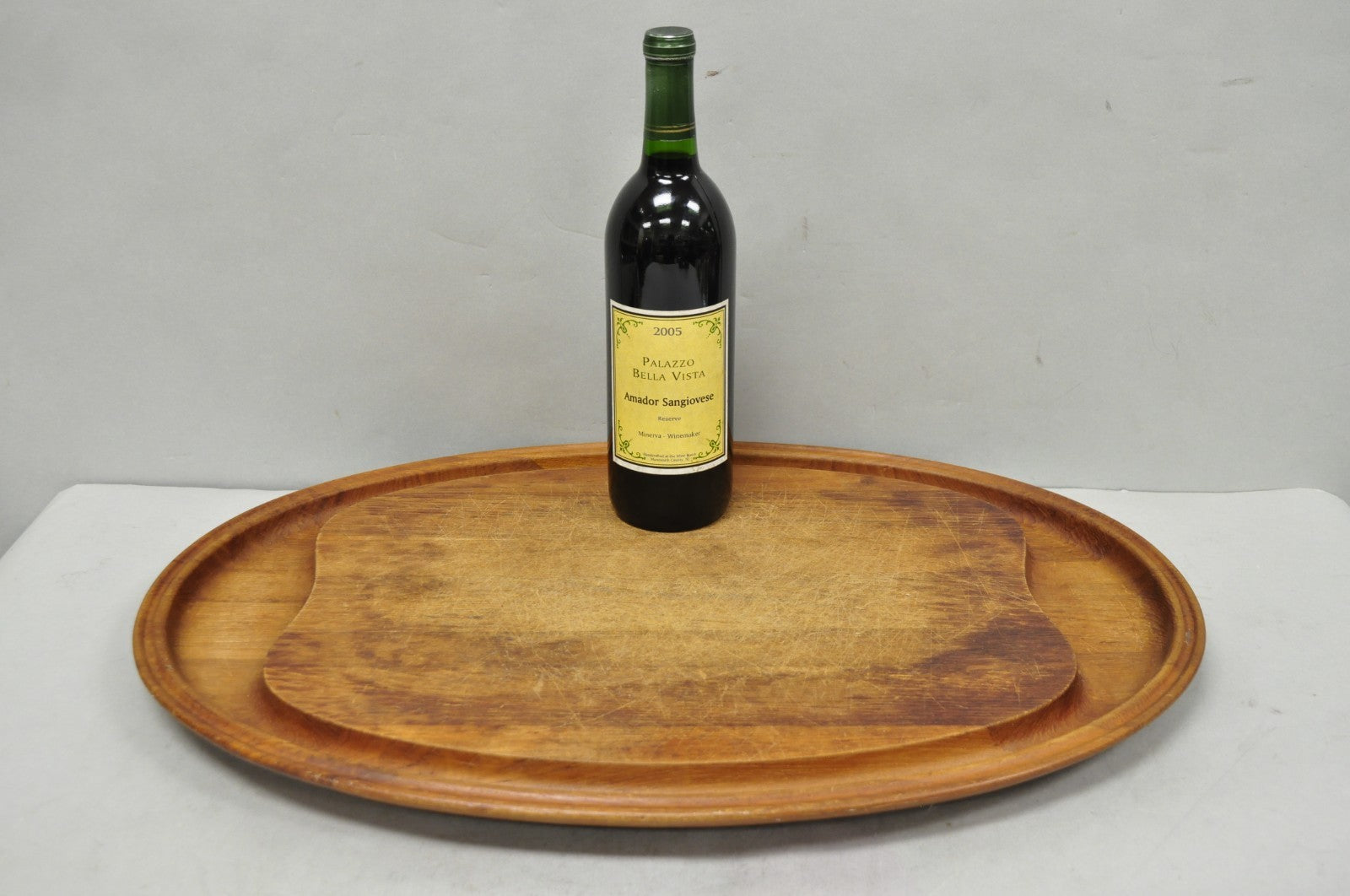 Vintage Mid Century Modern Henning Koppel Georg Jensen Teak Cutting Board Tray