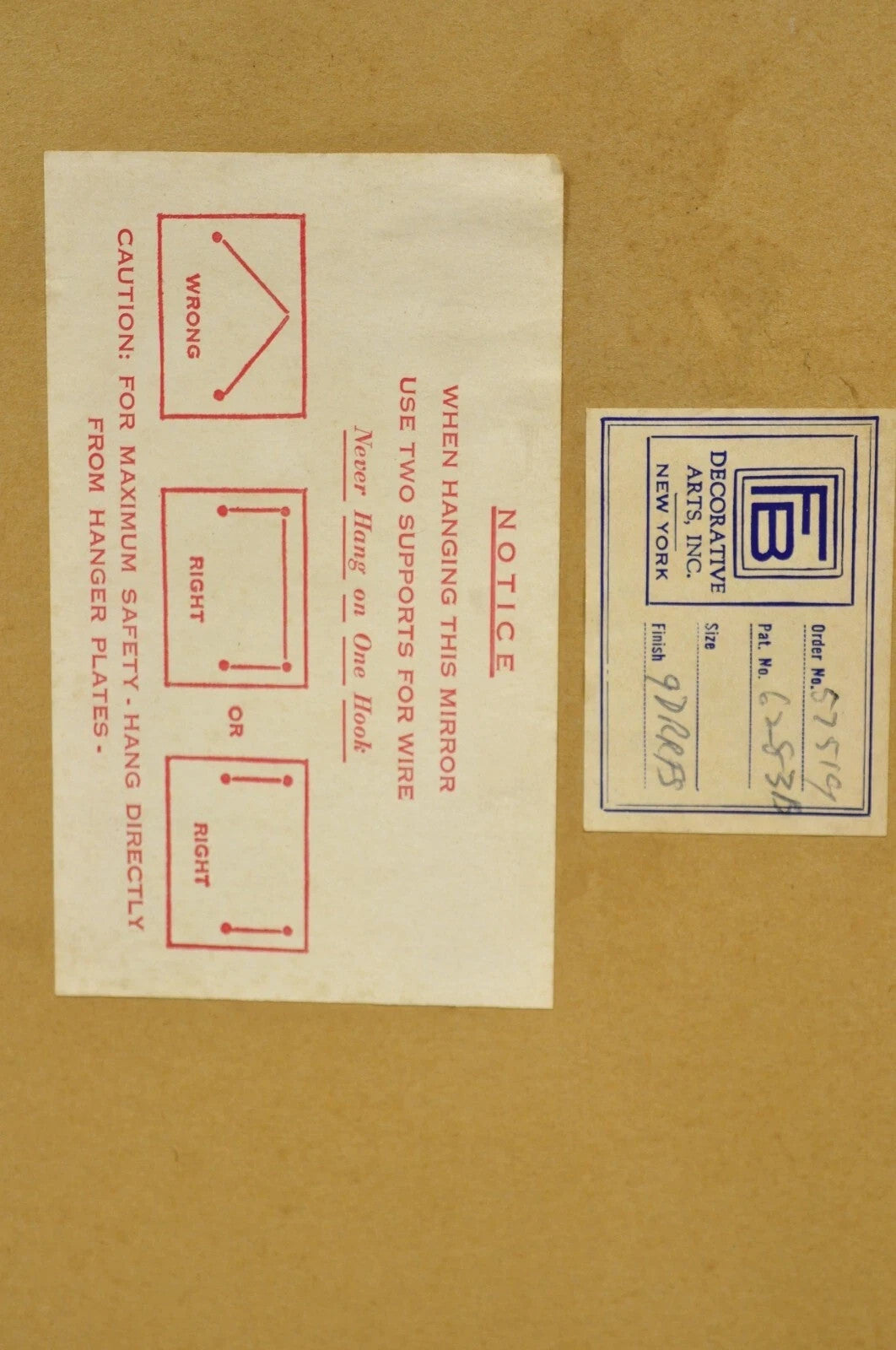Vintage Friedman Brothers Gold French Rococo Style 45" Rectangular Wall Mirror