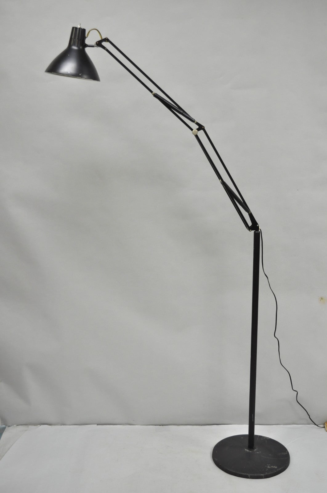 Vintage Luxo Pixar Style Mid Century Modern Articulating Drafting Floor Lamp