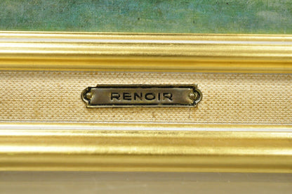 Helca Martele A La Main Hammered Enamel Painting Renoir Vue de Cagnes