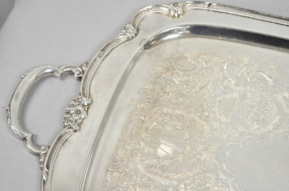 Vintage 1847 Rogers Bros "Remembrance" 9892 Silver Plated Serving Platter Tray