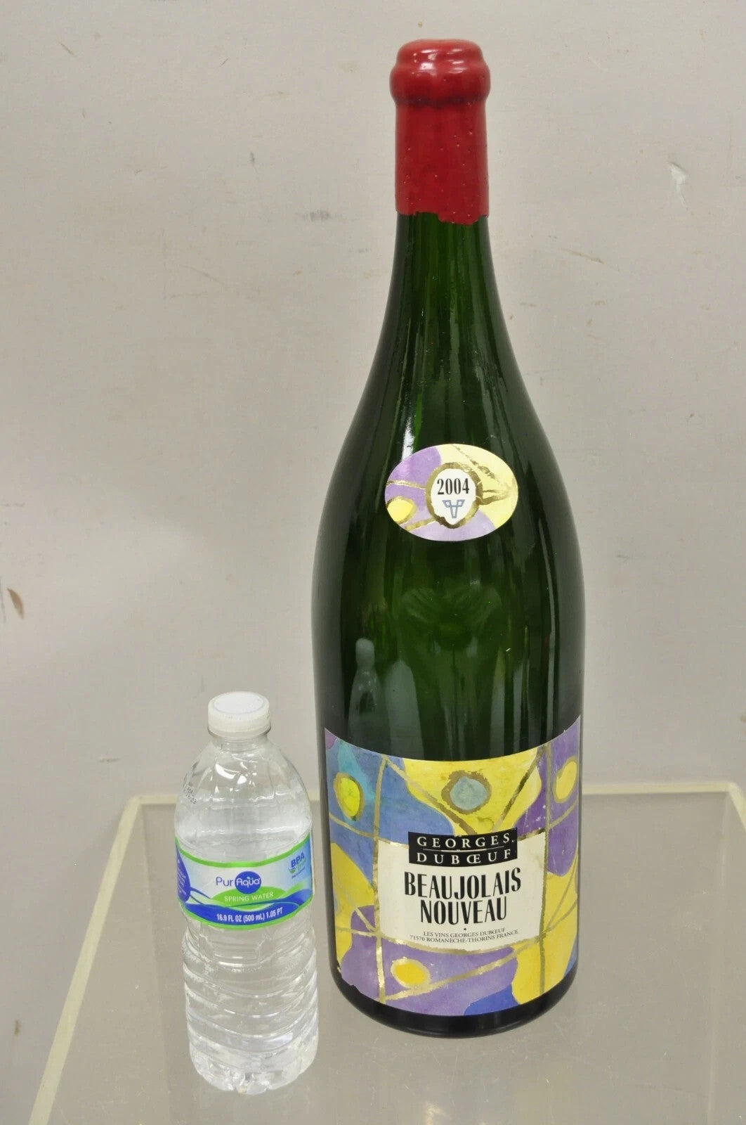 2004 George Duboeuf Beaujolais Nouveau Vtg Display Dummy Wine Champagne Bottle