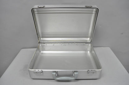 Vintage Art Deco Tokyo Japan Aluminum Hard Shell Suitcase Briefcase
