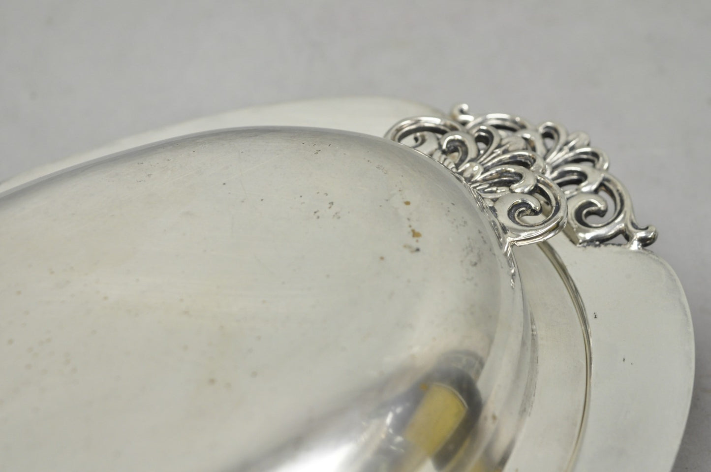 Vintage Reed & Barton Nordic 1152 Silver Plated Covered Vegetable Serving Dish