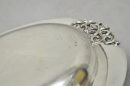 Vintage Reed & Barton Nordic 1152 Silver Plated Covered Vegetable Serving Dish