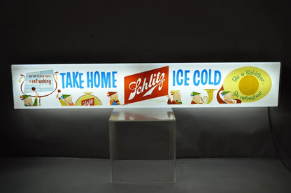 Vintage 1958 Jos. Schiltz Large 73" Lighted Brewing Beer Advertisement Bar Sign