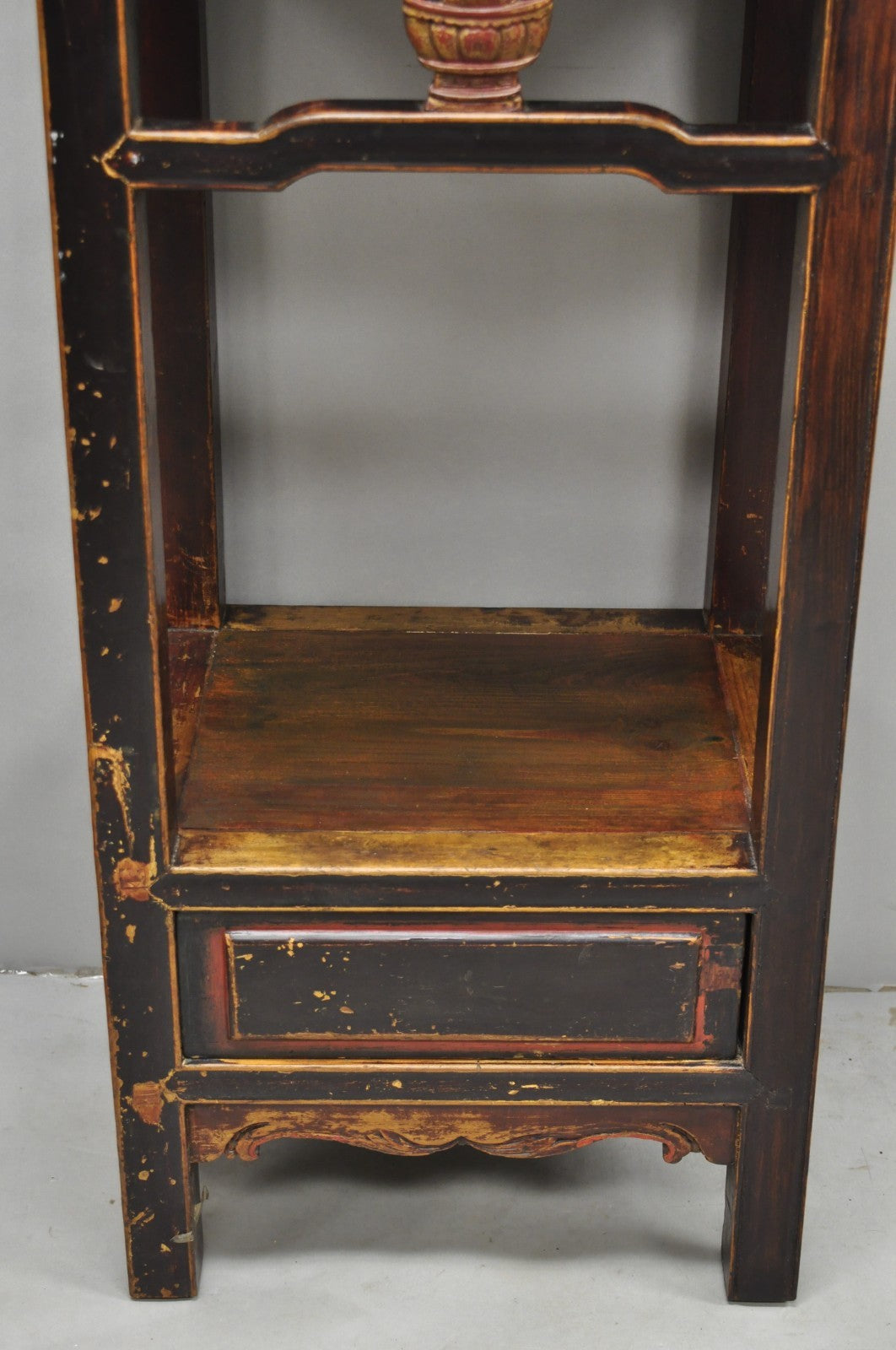 Antique Chinese Carved Hardwood Altar Console Table Sideboard Buffet w/ Drawers