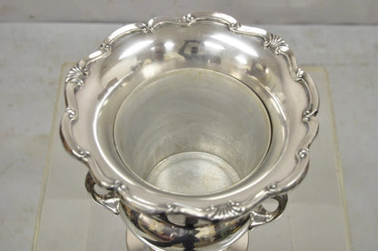 FB Rogers Silver Plated Trophy Cup Champagne Wine Chiller Ice Bucket - Engraved