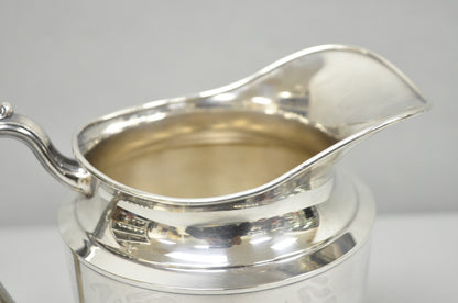 Vintage Oneida Briarcliff Victorian Silver Plated Water Pitcher