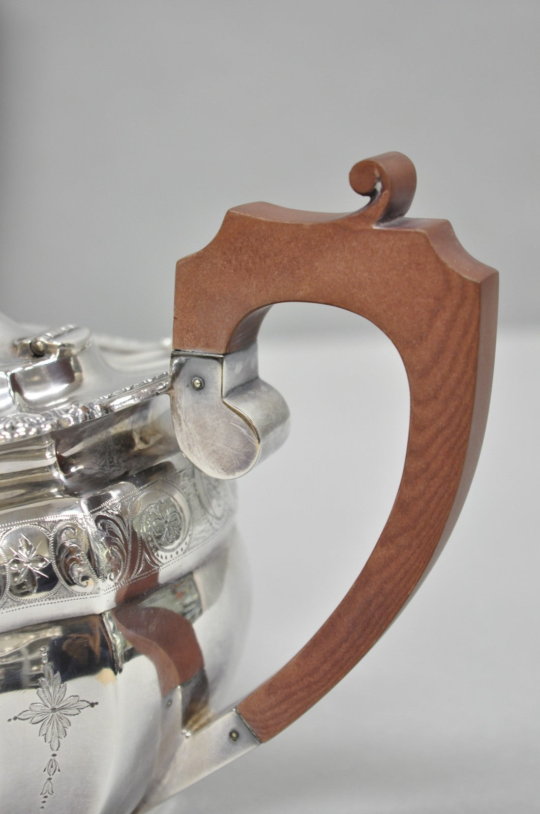 Antique Bailey Banks & Biddle English Edwardian Silver Plated Tea Set - 4 Pcs