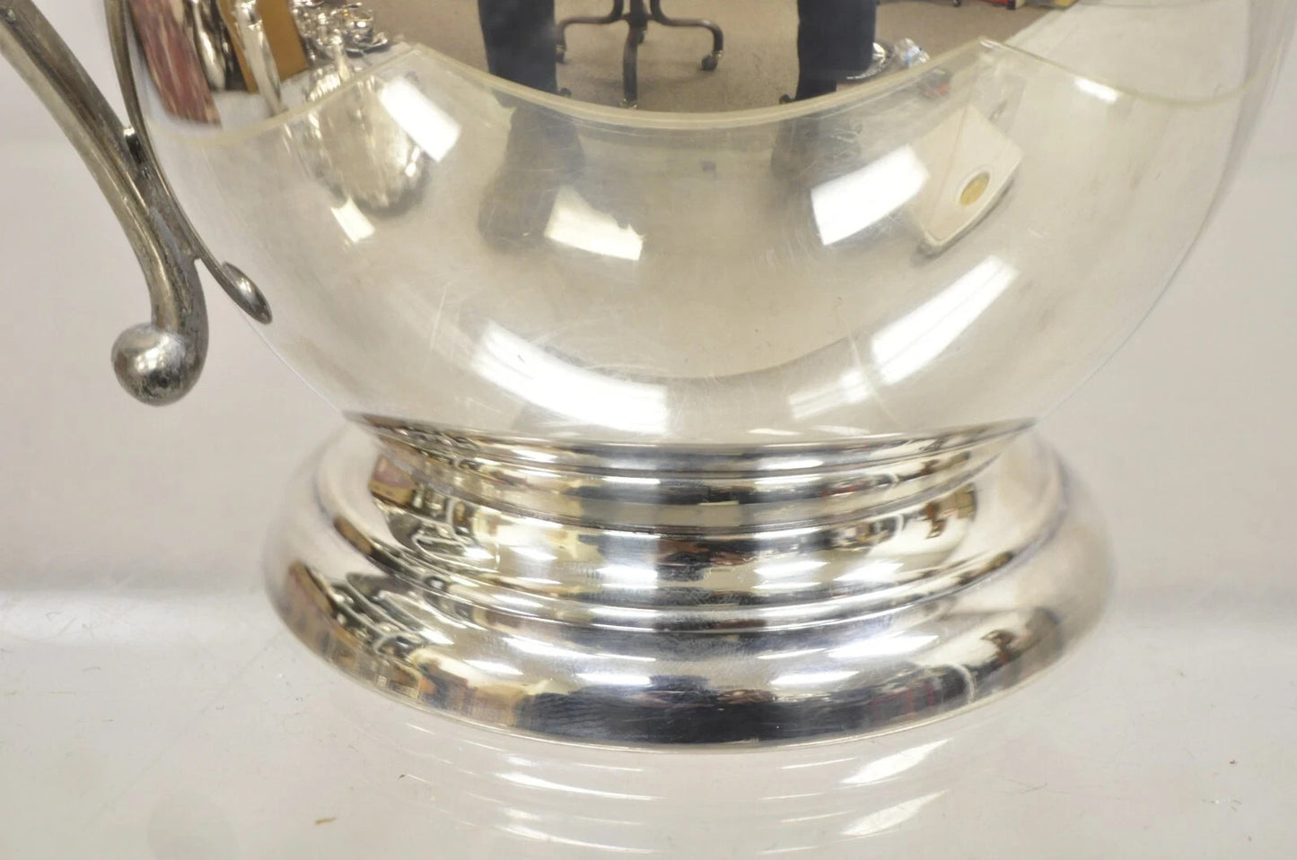 Vintage Sheridan Victorian Silver Plated Bulbous Lemonade Water Pitcher