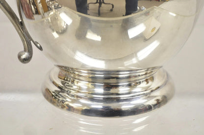 Vintage Sheridan Victorian Silver Plated Bulbous Lemonade Water Pitcher