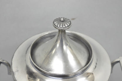 Antique Victorian Silver Plated Floral Engraved Coffee Samovar by Lucius Hart