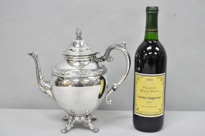 Vintage Rogers & Bro "Exquisite" 4602 Victorian Silver Plated Coffee Pot Teapot