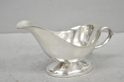 Vintage Victorian Silver Plated Trophy Cup Sauce Gravy Boat with Handle
