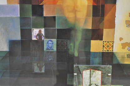 Lincoln in Dalivision Lincoln Vision Salvador Dali Giclee Print Limited 134/300