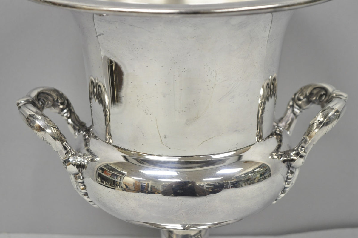Vintage Bristol Silver Plated Trophy Cup Urn Champagne Chiller Bar Ice Bucket