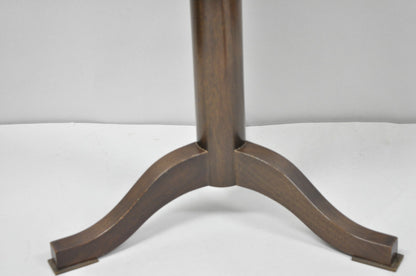 Small Contemporary Industrial Style Round Accent Drinks Candle Stand Side Table