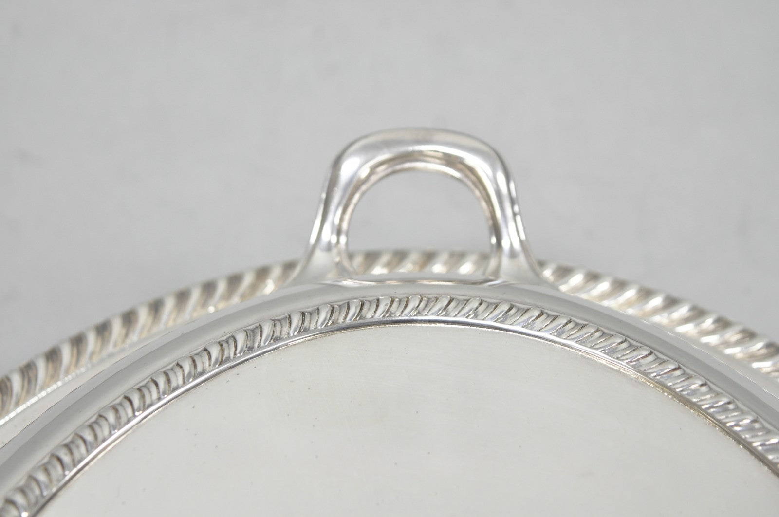 Antique English Regency Silver Plated  Large Covered Serving Dish 'M" Monogram