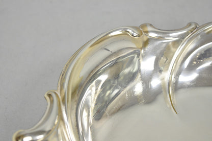 Vintage Caravelle Victorian Style Silver Plated Scalloped Serving Dish Bowl