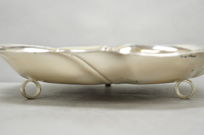 Vintage Caravelle Victorian Style Silver Plated Scalloped Serving Dish Bowl