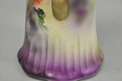 Antique Nishiku Royal Nippon Hand Painted Floral Gold Gilt Handle Water Pitcher