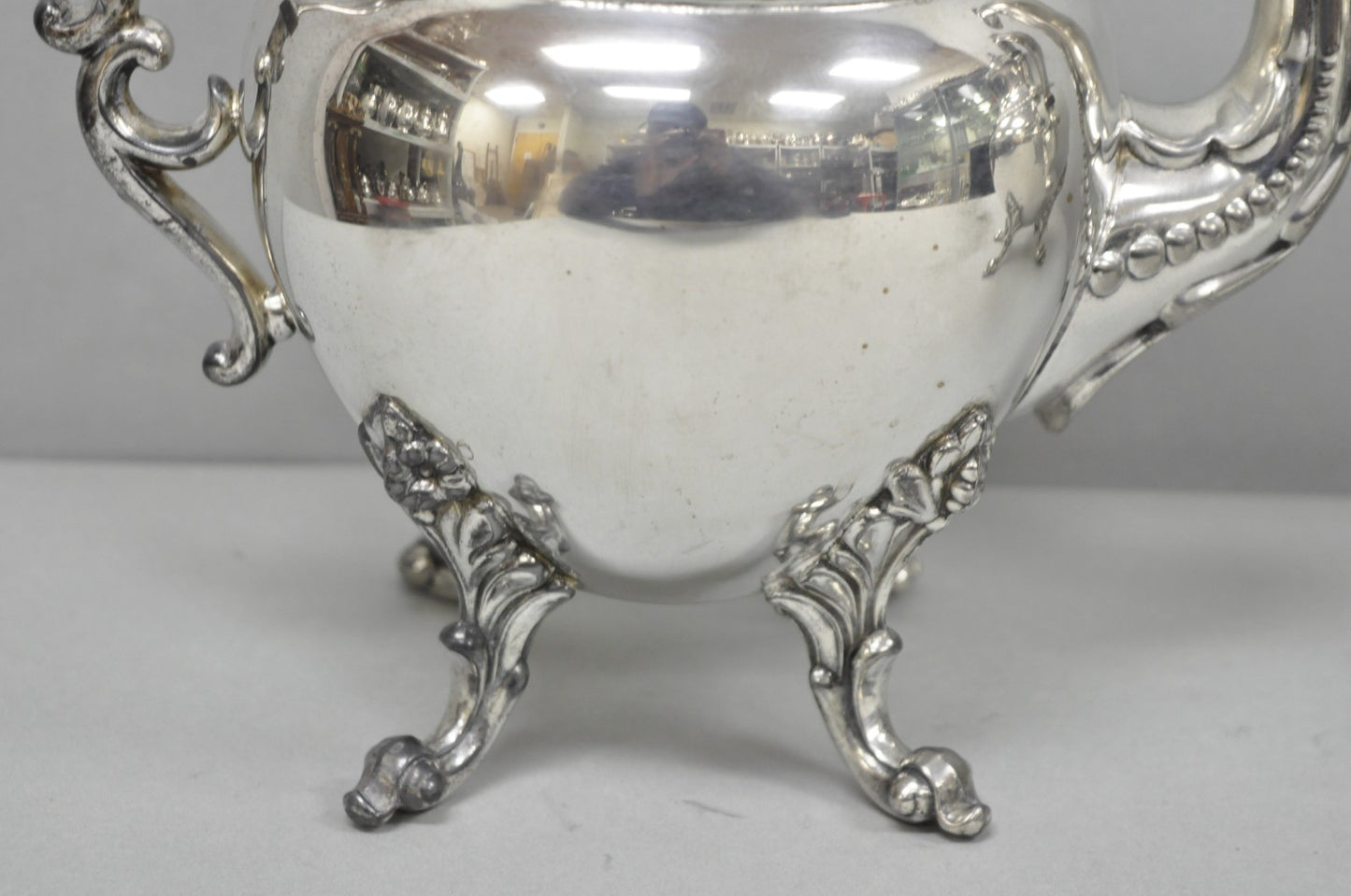 Vintage Birmingham English Art Nouveau Silver Plated Tea Service - 5 Pc Set