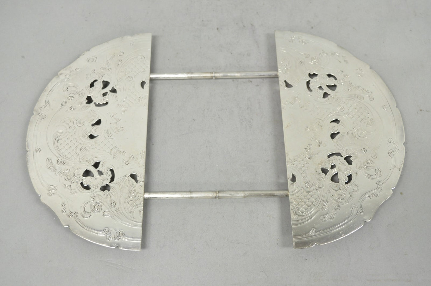 Vintage Gorham YC49-1 Victorian Silver Plated Expanding Pot Trivet Hot Plate