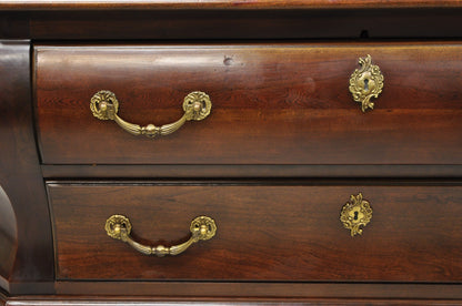 Century Furniture Cardella Cherry Wood Bombe Armoire Wardrobe Dresser TV Cabinet