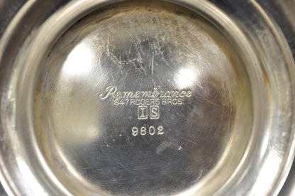 Vintage Rogers Bros Remembrance 9802 Victorian Silver Plated Teapot Tea Kettle
