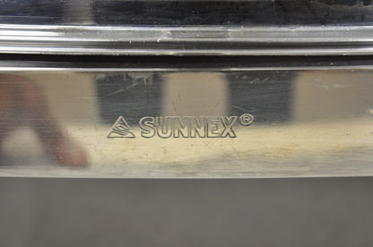 Sunnex Stainless Steel Rolling 8.5L Chafing Dish Buffet Chafer Catering Server